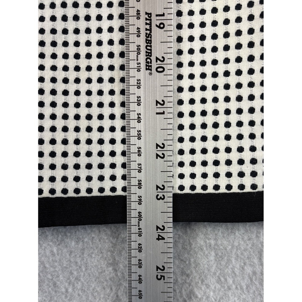 Le Suit‎ Polka Dot Pencil Skirt 6 Black White Lined Career Office Classic Chic - Picture 12 of 12
